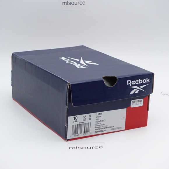 NEW Toddler Kid's Reebok Classic Leather Stretch Lace Sneakers 100008336 - Picture 11 of 11
